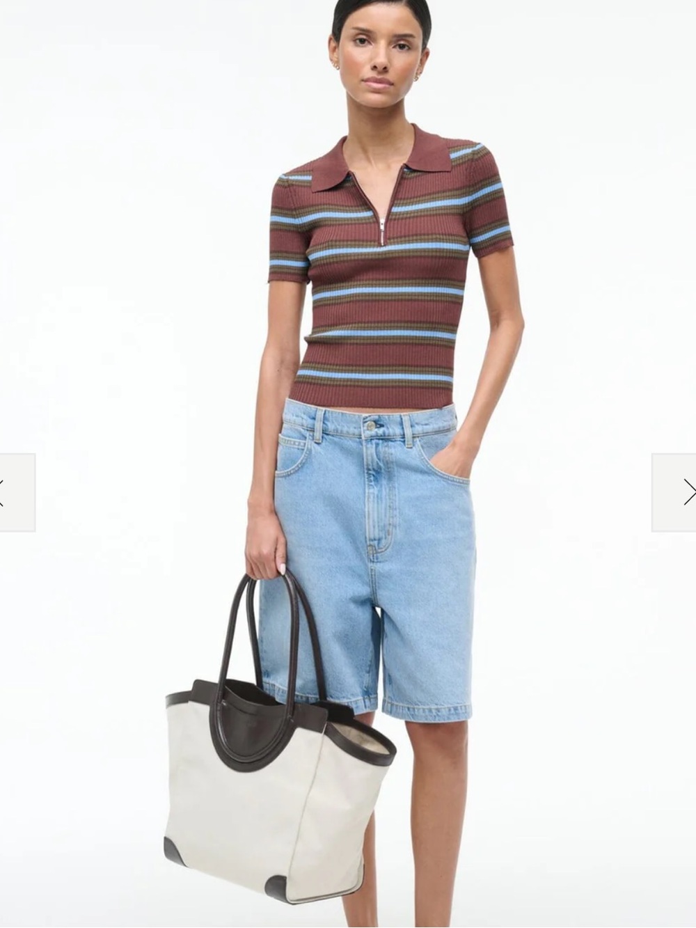 STAUD REN TOP REDONDO STRIPE - Picture 4 of 4